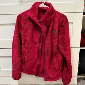 North face fuzzy jacket.